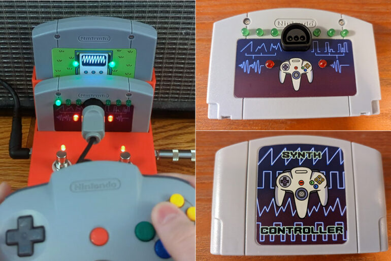 N64 Synth Controller Cartridge Portable Synthesizer Instrument