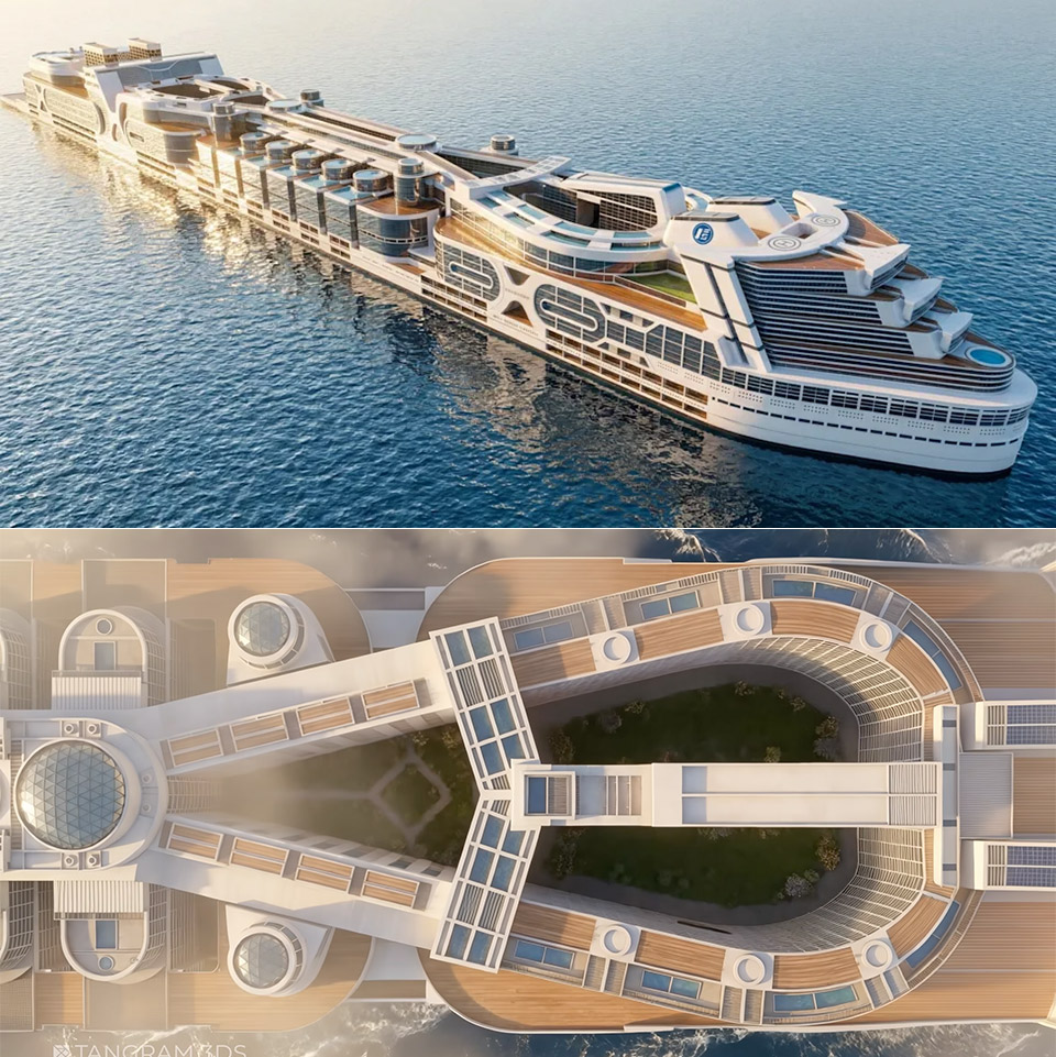 Floating City Project Freedom Ship