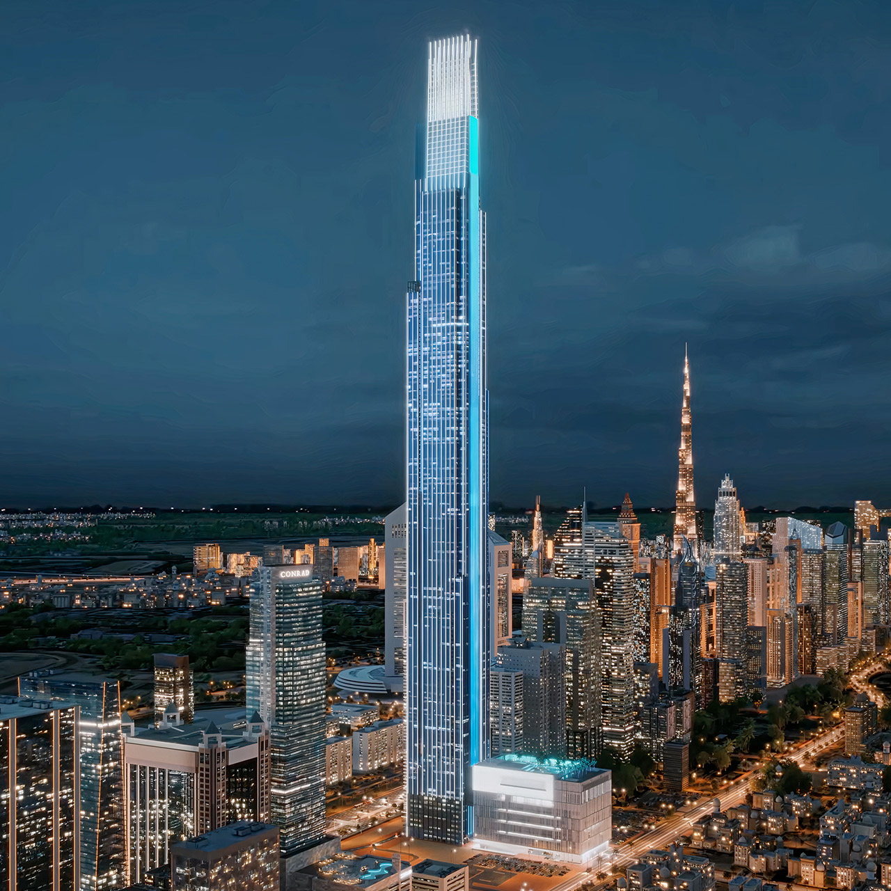 Dubai Burj Azizi World's Second Tallest Building