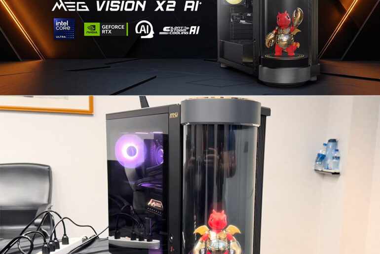 MSI MEG Vision X2 AI+ Holgraphic Assistant