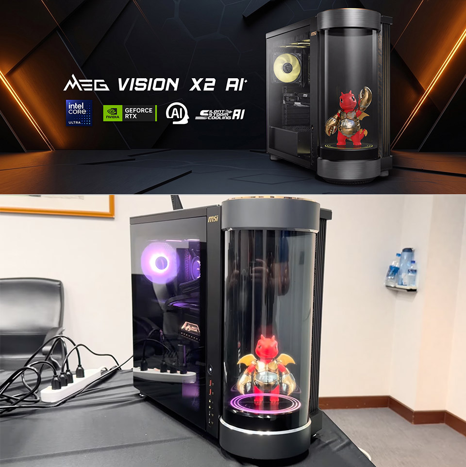 MSI MEG Vision X2 AI+ Holographic Assistant