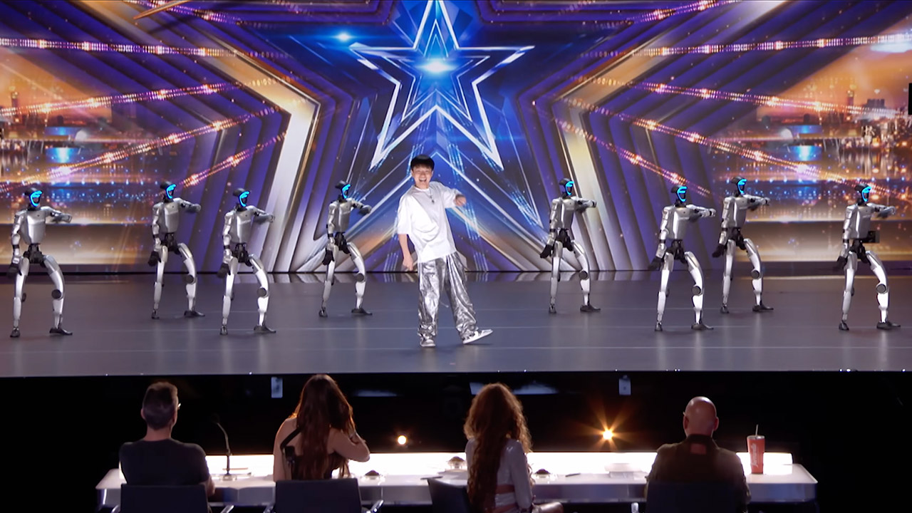 America's Got Talent Yufei Wu Unitree Robots Premiere