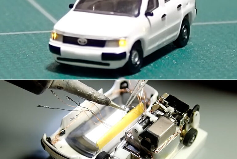 Mini Matchbox Toyota ProBox RC Car Micro