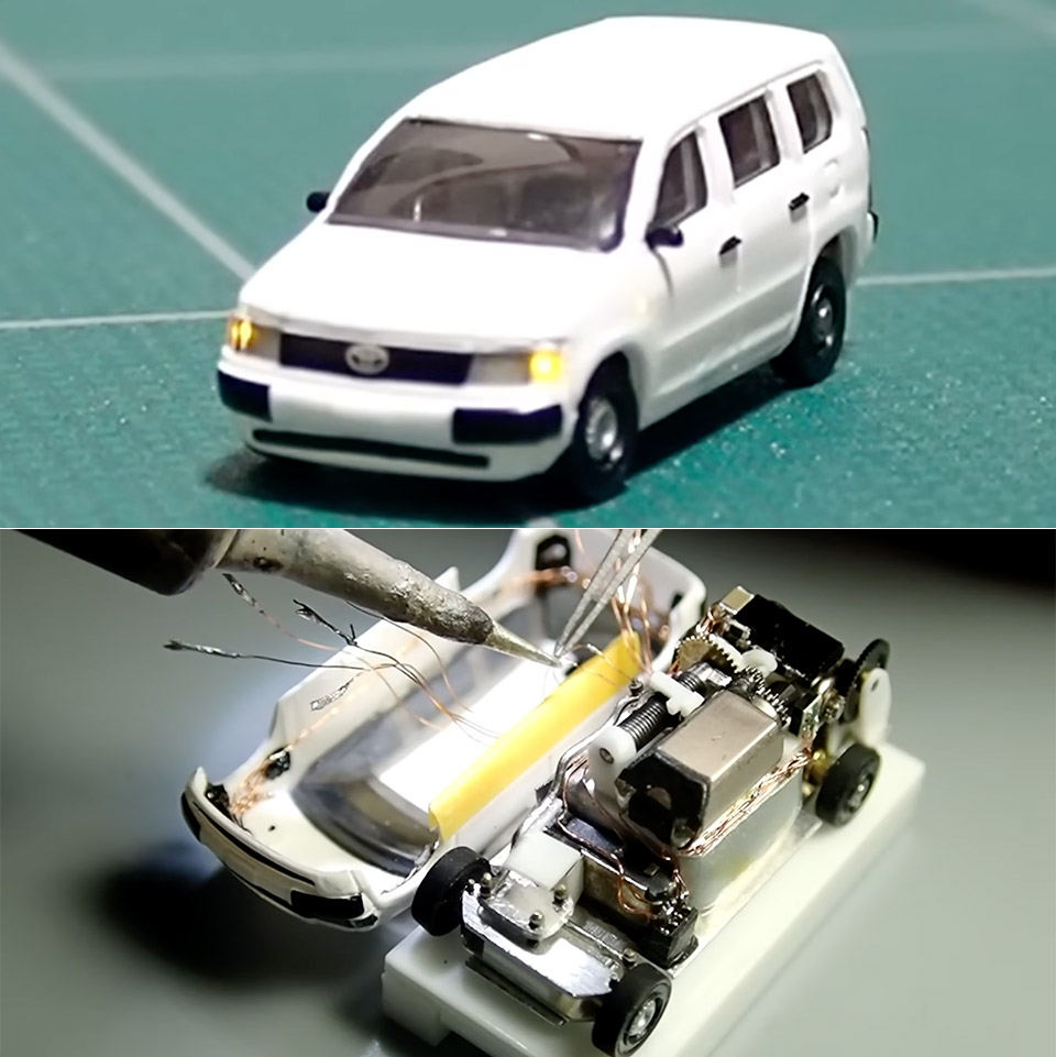 Mini Matchbox Toyota ProBox RC Car Micro