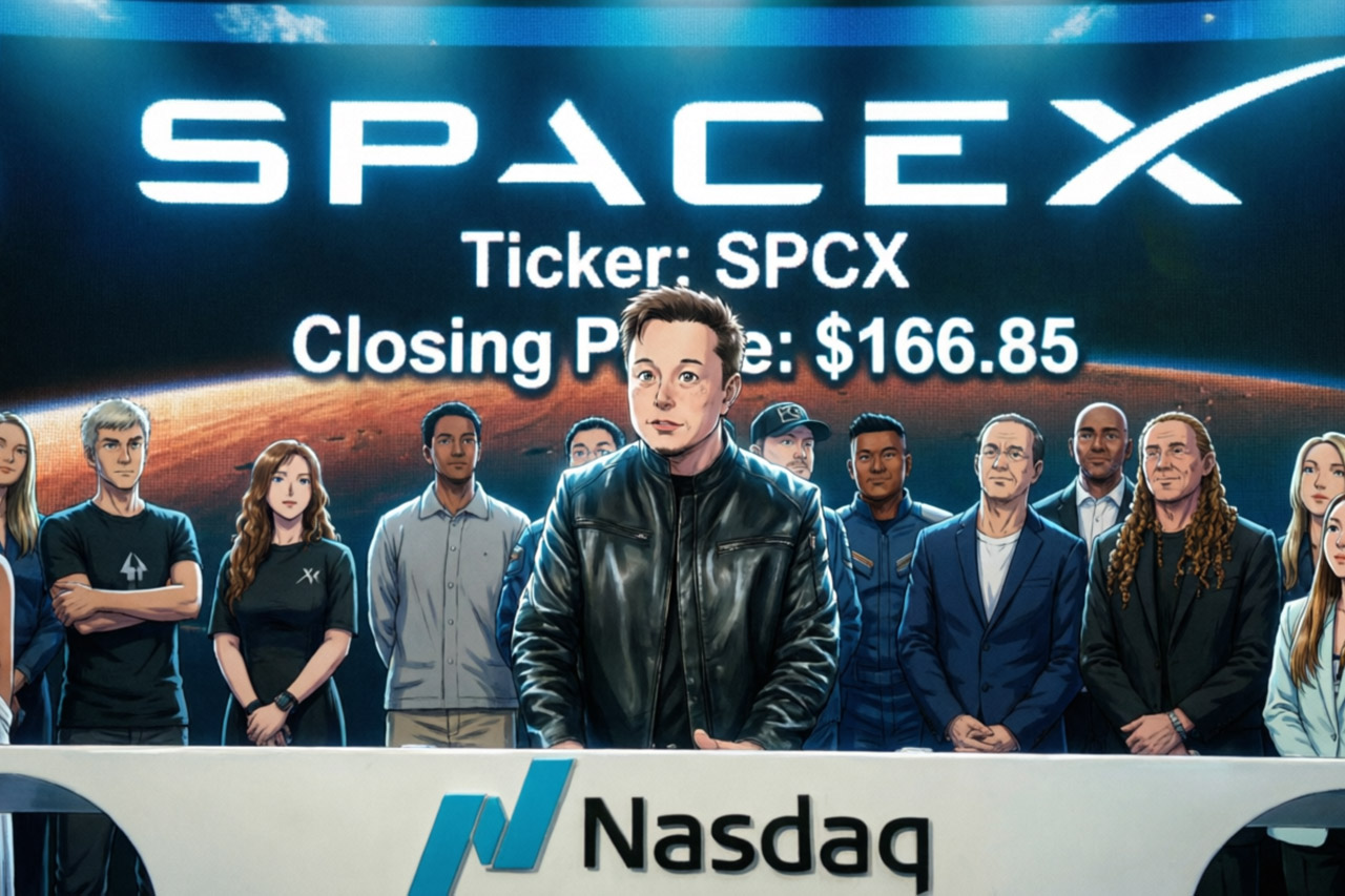 SpaceX Stock IPO First Trillionaire Elon Musk