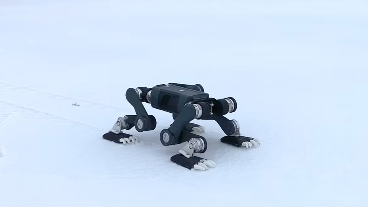 Deep Robotics Lynx S10 Prototype Paws Arctic
