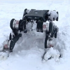 Deep Robotics Lynx S10 Prototype Paws Arctic