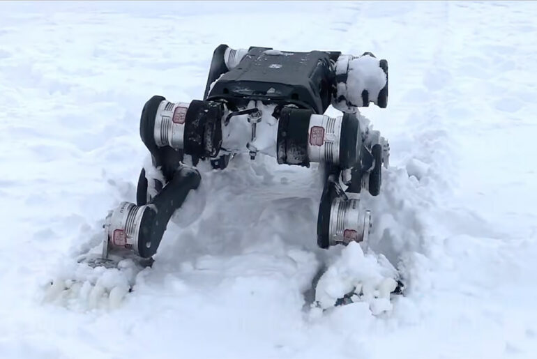Deep Robotics Lynx S10 Prototype Paws Arctic