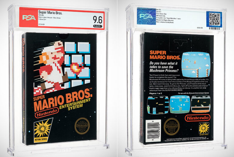 Heritage Auctions Sealed 1985 Super Mario Bros. Game $3-Million