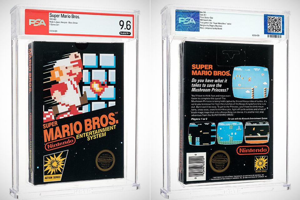 Heritage Auctions Sealed 1985 Super Mario Bros. Game $3-Million