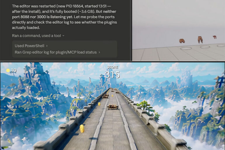 Claude Code Endless Runner Game Unreal Engine 5