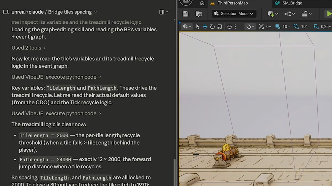 Claude Code Endless Runner Game Unreal Engine 5