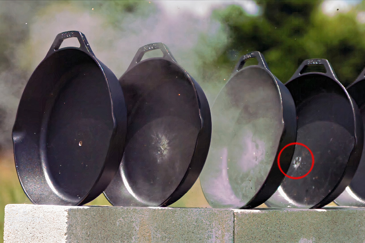 How Many Cast Iron Skillets Stop Bullets