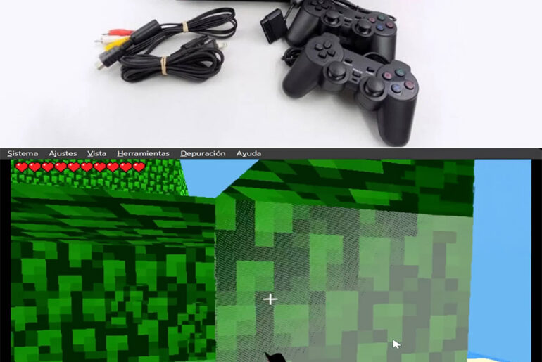 Opticraft Minecraft PlayStation 2 Port