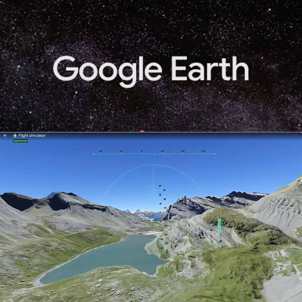 Google Earth Flight Simulator Mode Web
