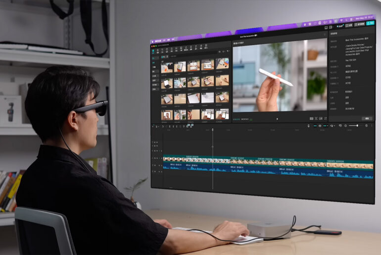 Portable Mac Mini Setup No Monitor XR Glasses