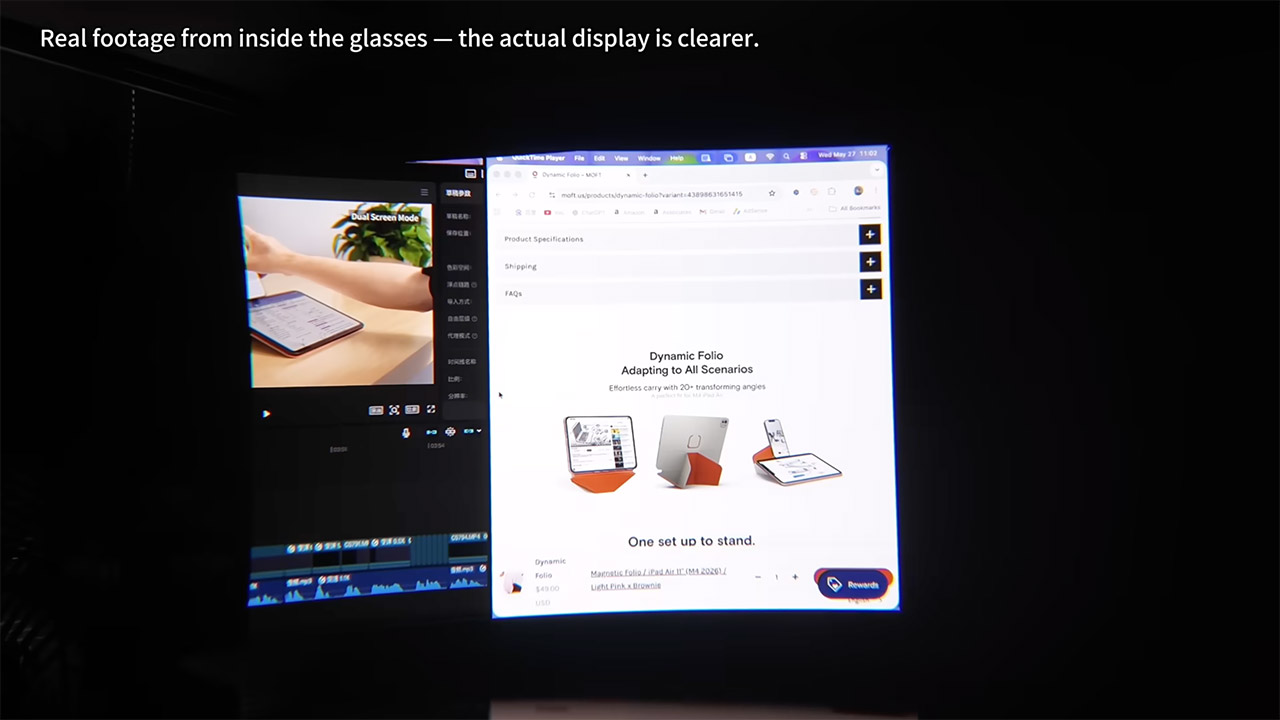 Portable Mac Mini Setup No Monitor XR Glasses