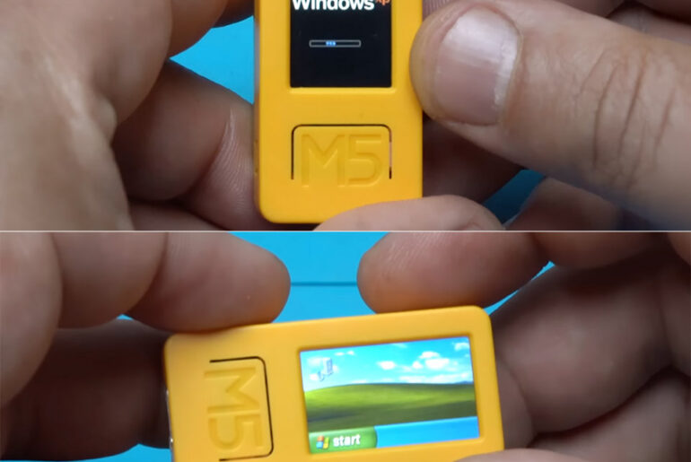 M5StickC Plus Windows XP Mini Computer