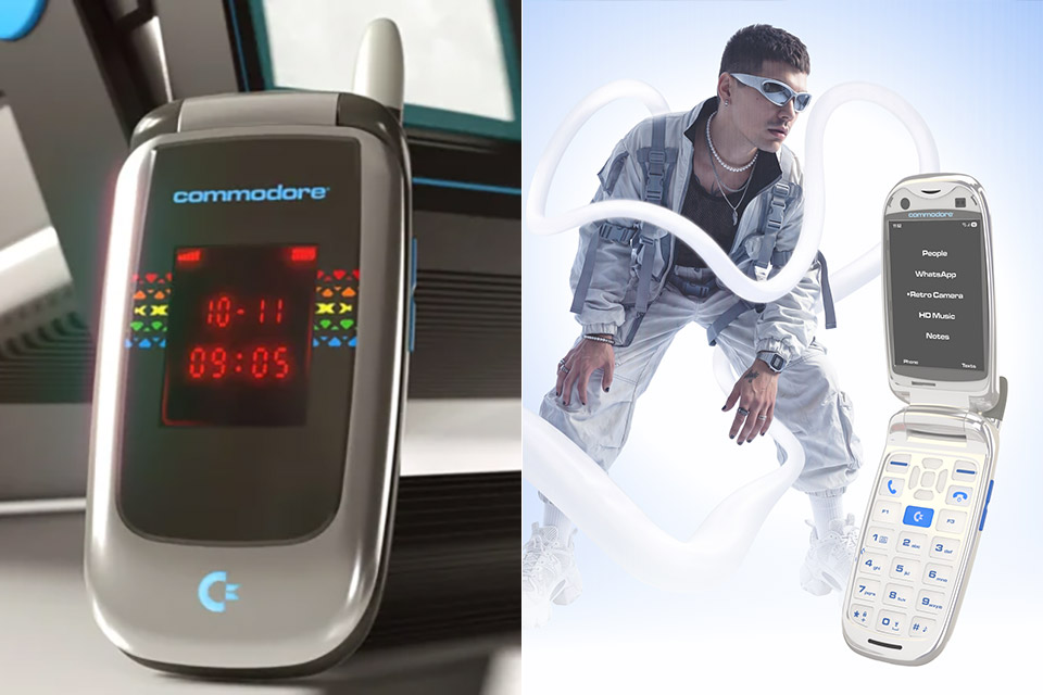 Commodore Callback 8020 Flip Phone
