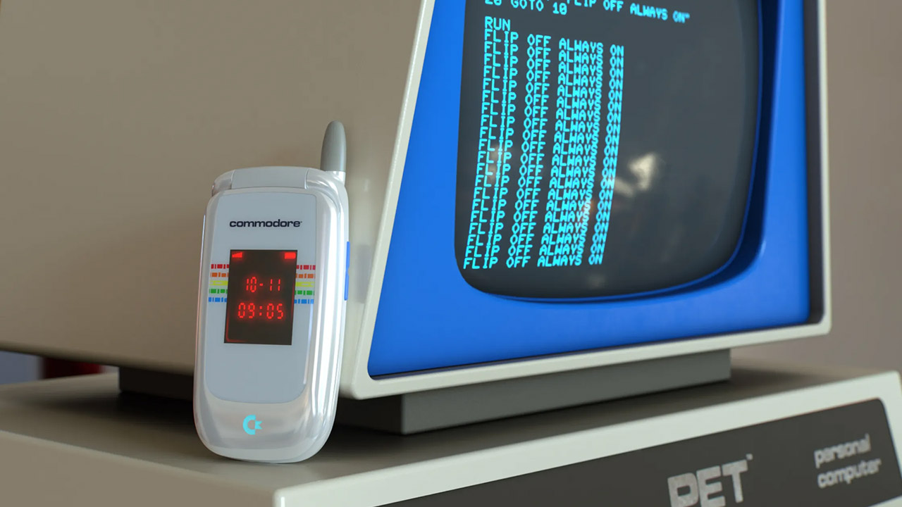 Commodore Callback 8020 Flip Phone