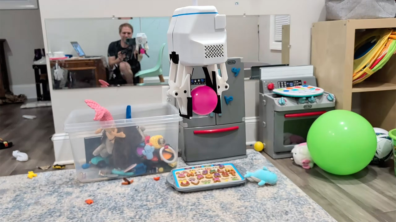 Ceiling-Mounted Crane Robot