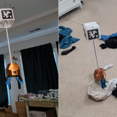Ceiling-Mounted Crane Robot