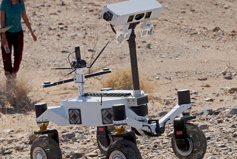 NASA JPL ERNEST Rover Test