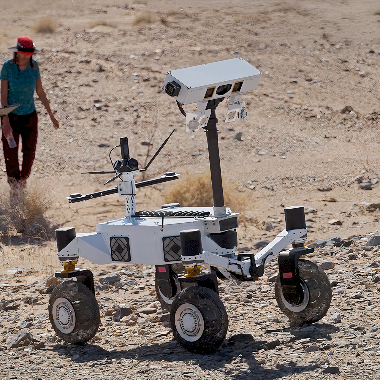 NASA JPL ERNEST Rover Test