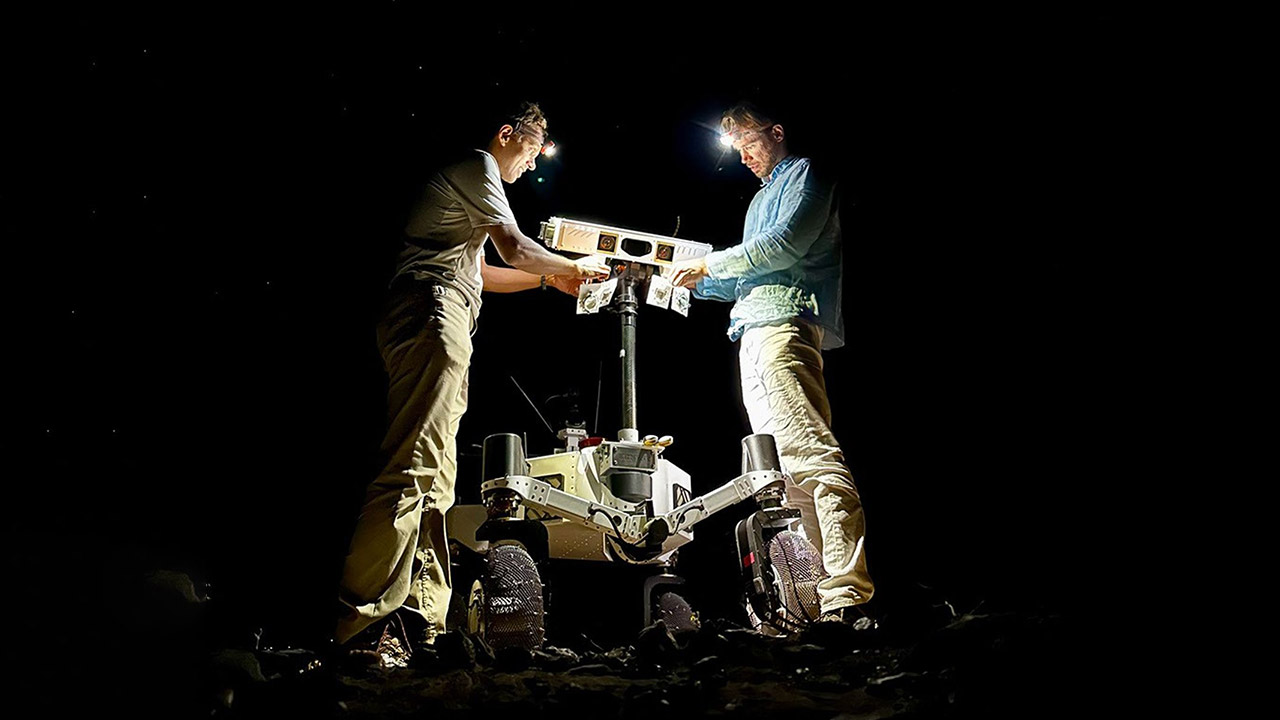 NASA JPL ERNEST Rover Test