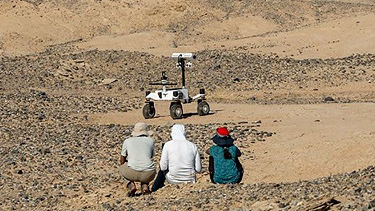 NASA JPL ERNEST Rover Test