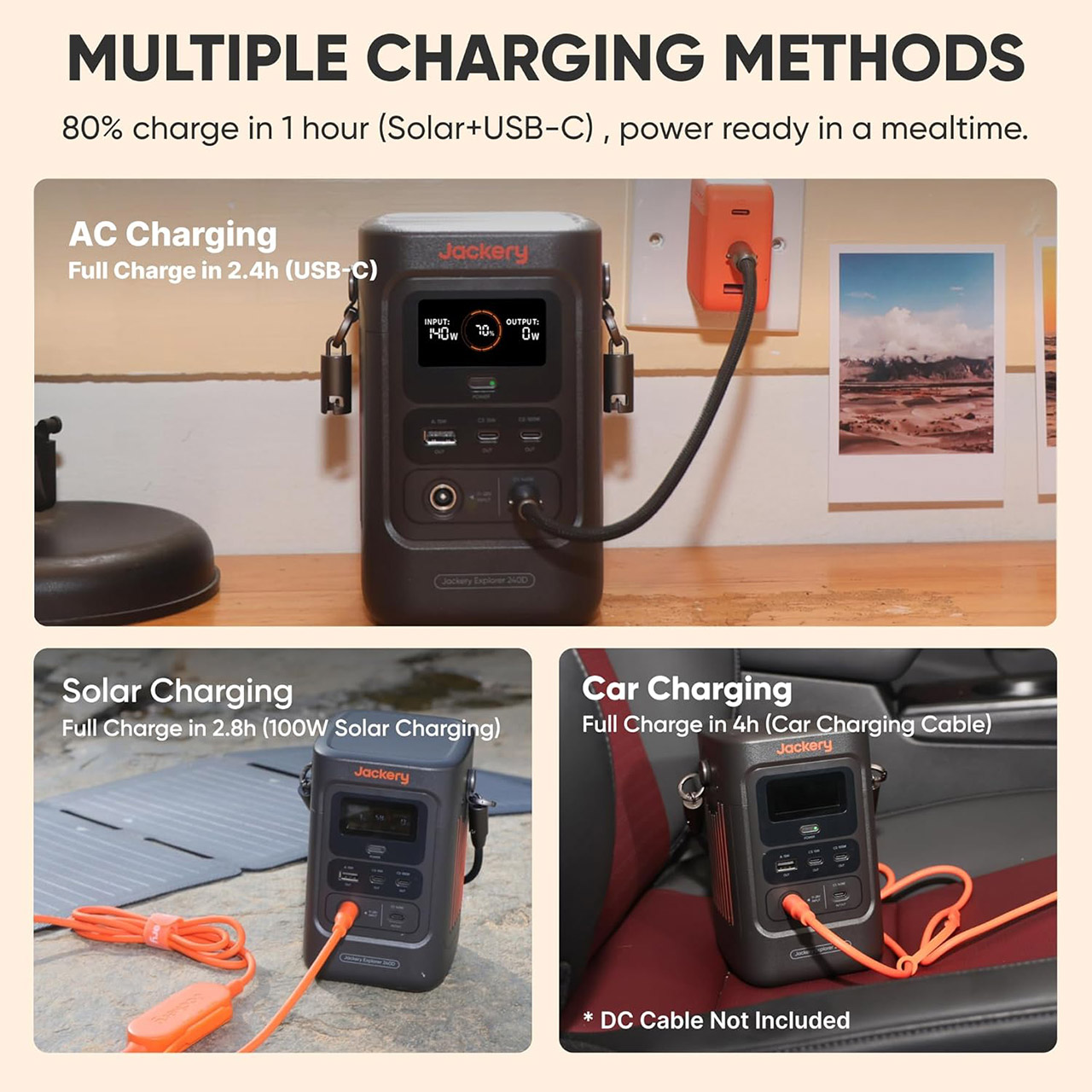 Jackery Explorer 240D Power Bank Station