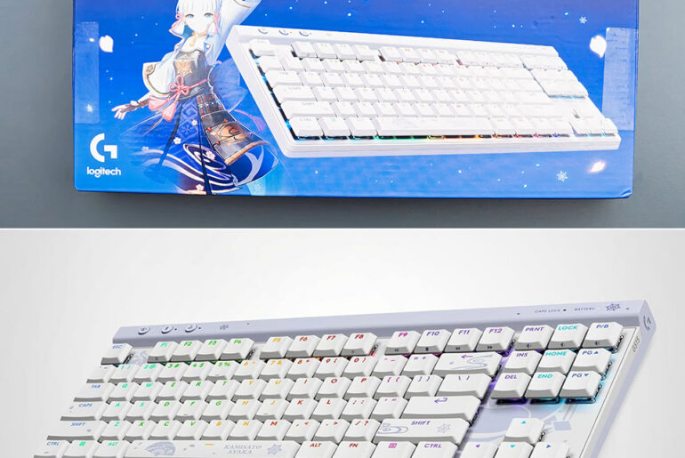 Logitech G515 Wireless Gaming Keyboard TKL Kamisato Ayaka Special Edition