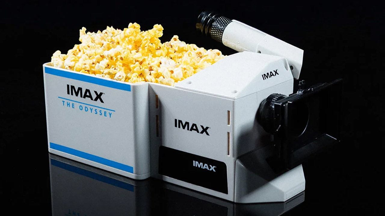 Mini IMAX Camera Popcorn Bucket The Odyssey