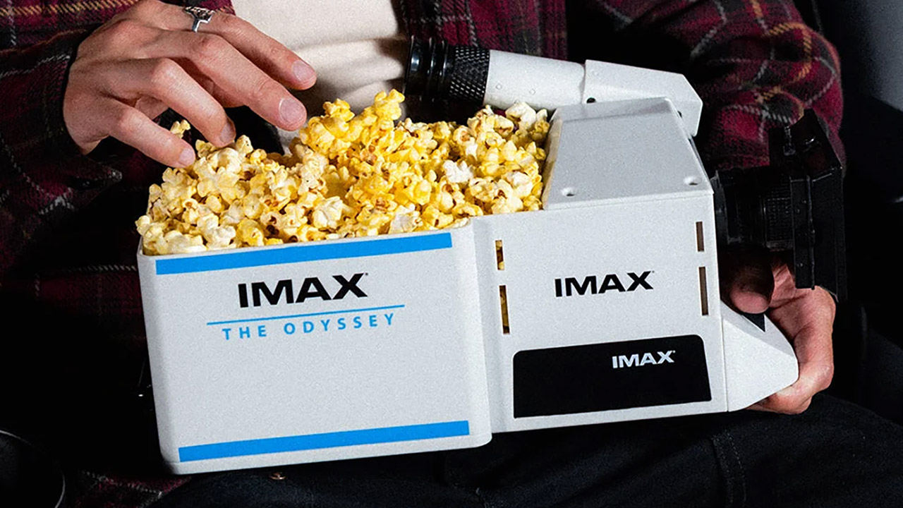 Mini IMAX Camera Popcorn Bucket The Odyssey