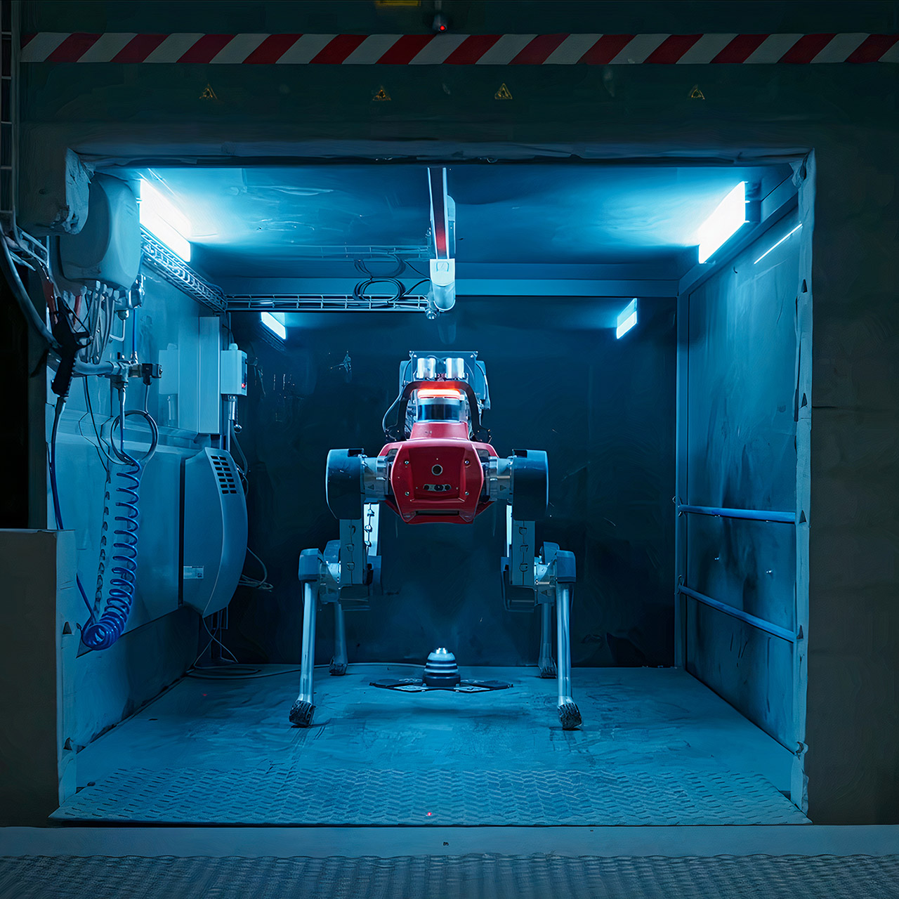 ANYbotics ANYmal Robot Dog Cement Plant Inspection