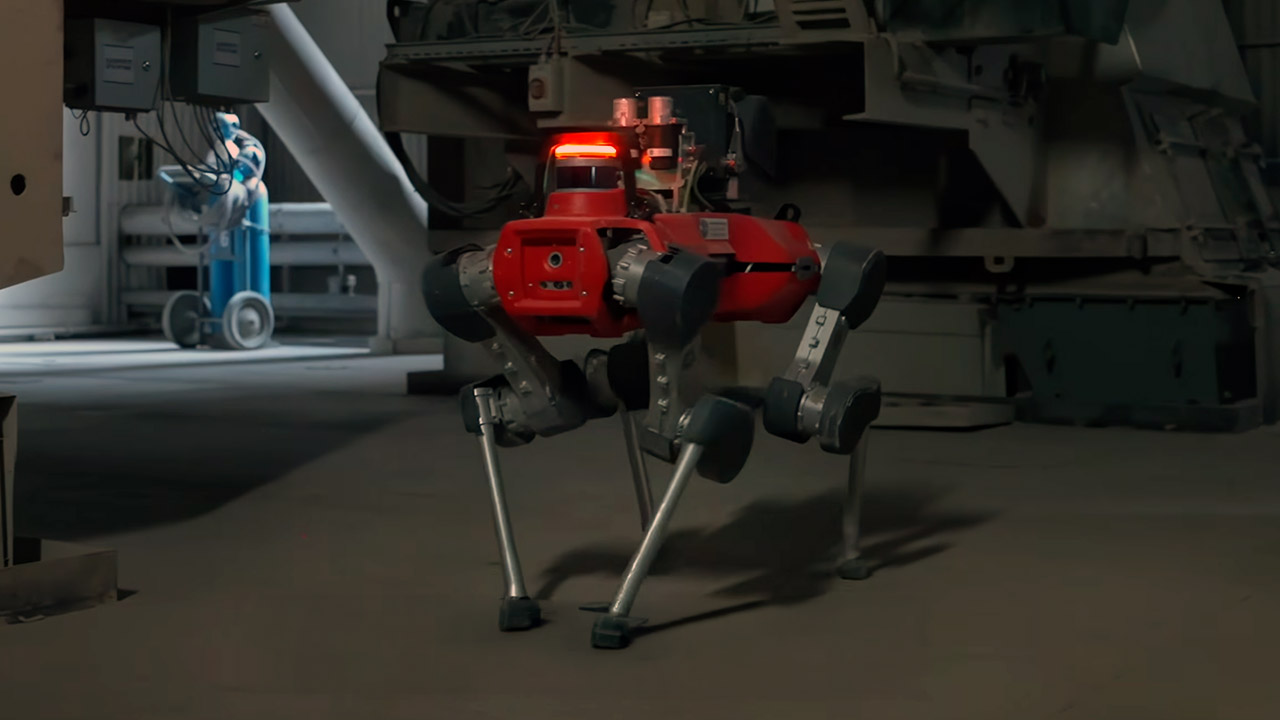 ANYbotics ANYmal Robot Dog Cement Plant Inspection