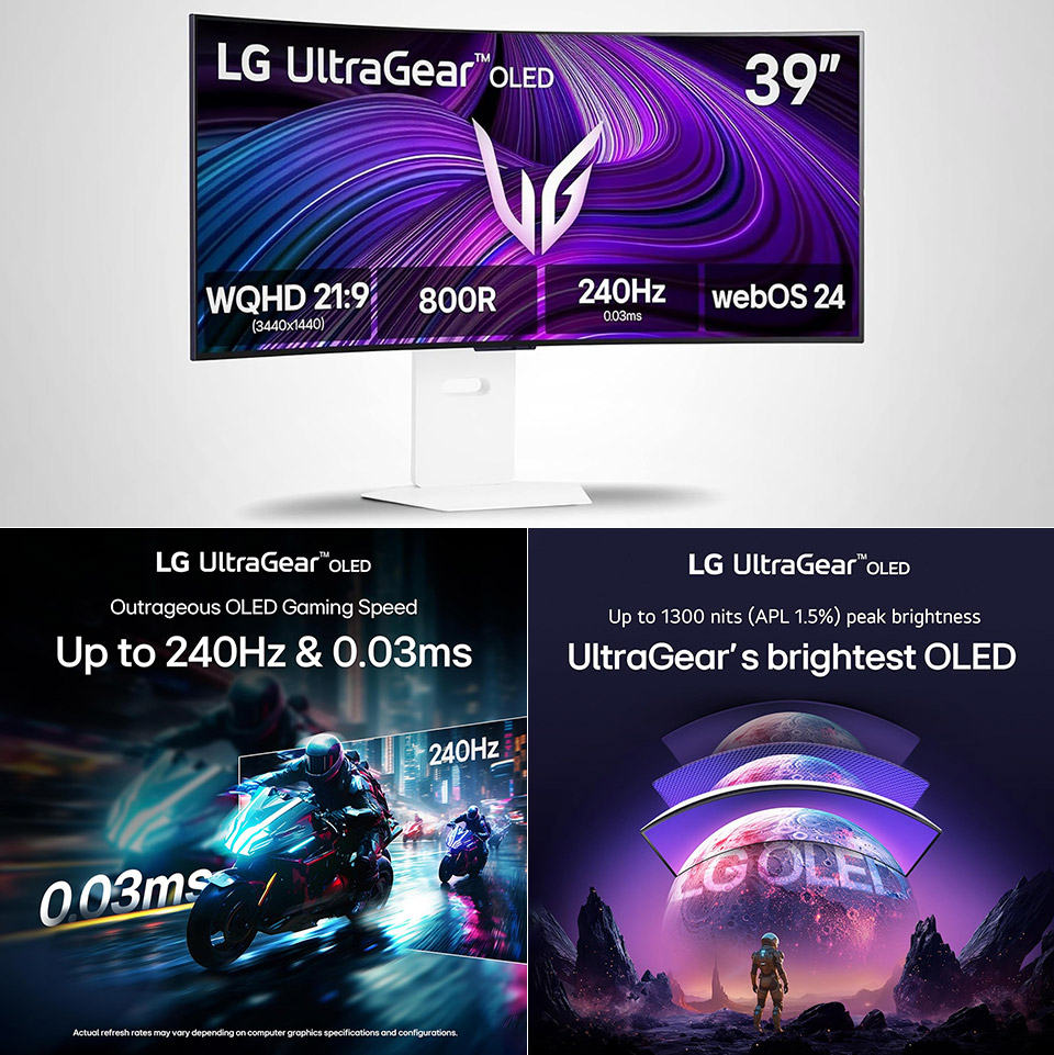 LG’s 39-Inch Curved OLED Monitor Wraps Gaming and Media Into One Seamless Experience at a Bargain Price