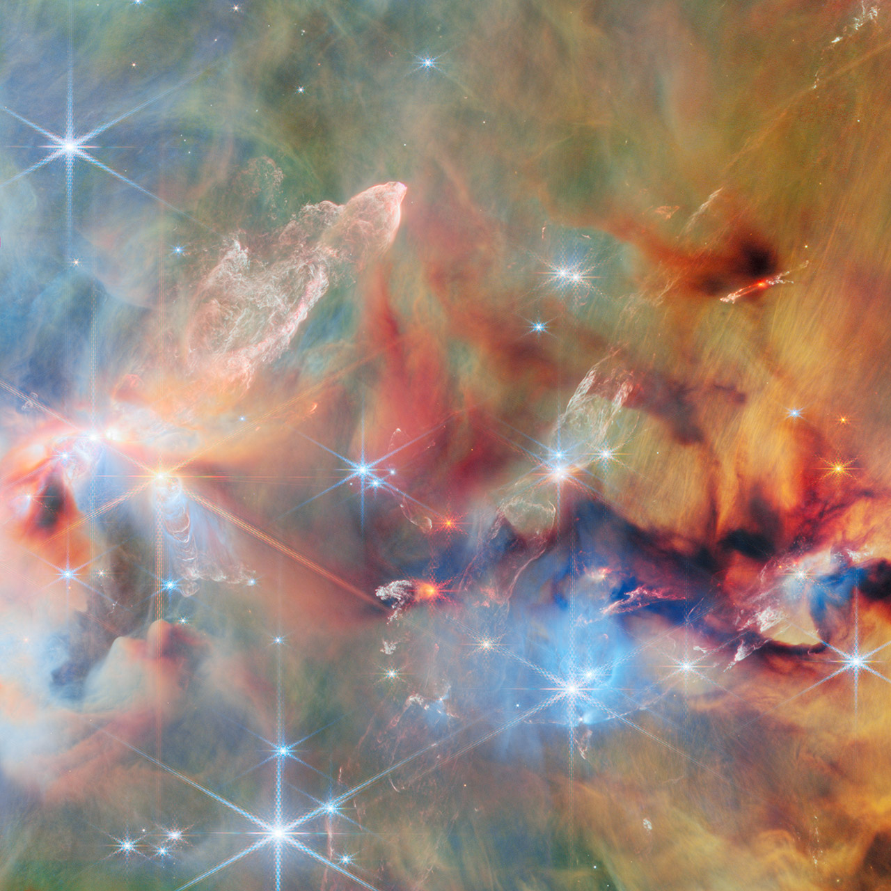 James Webb Space Telescope Orion A Nebula OMC-2