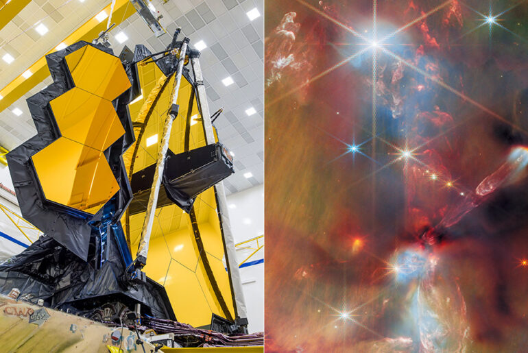 James Webb Space Telescope Orion A Nebula OMC-2