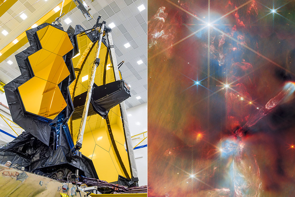 James Webb Space Telescope Orion A Nebula OMC-2