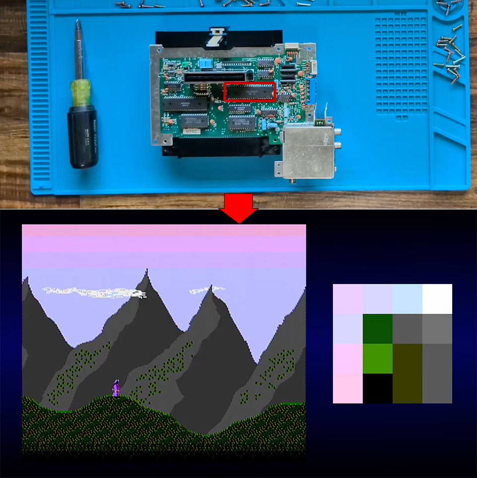 NES Graphics Upgrade Parallax Scrolling ANES Mod