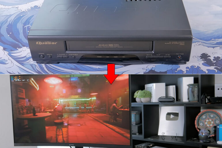 VHS Player PC Case Mod