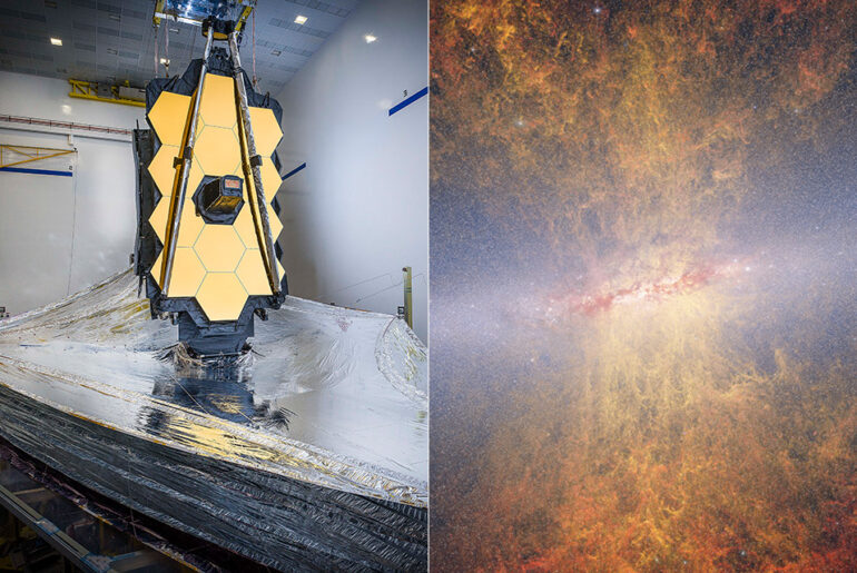 James Webb Space Telescope M82 Cigar Galaxy