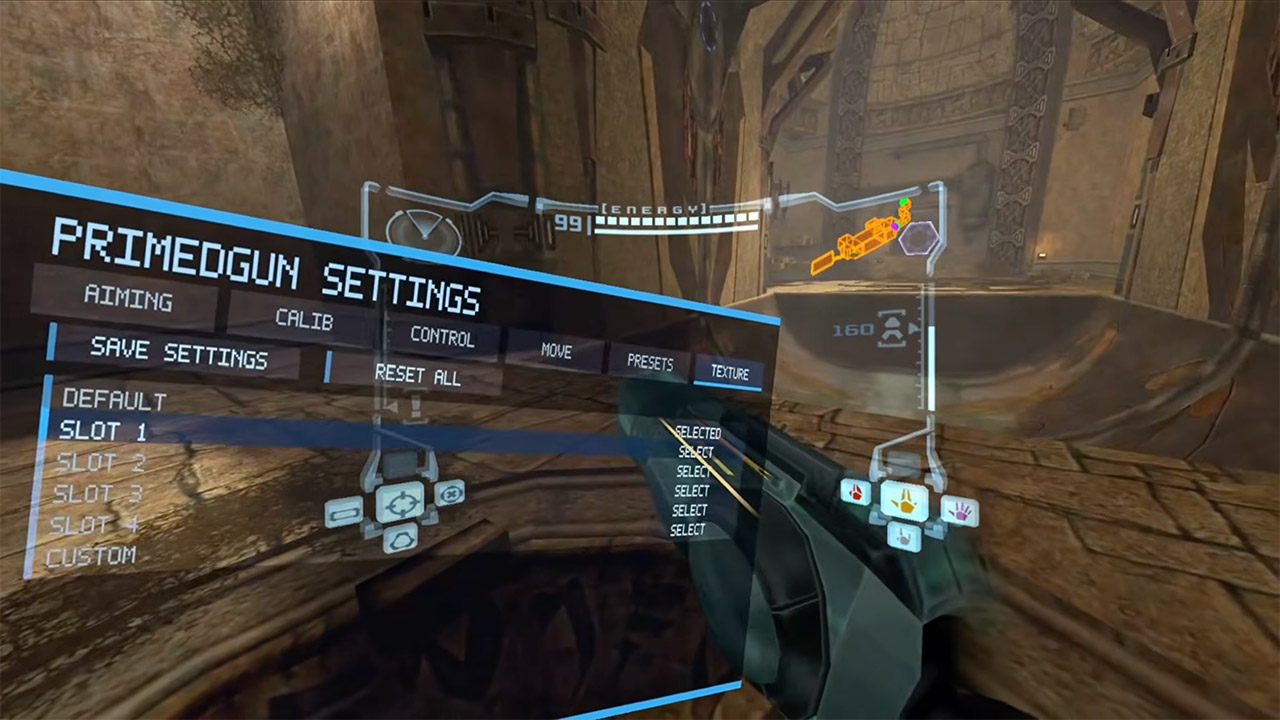 PrimedGun VR Motion Control Mod Metroid Prime