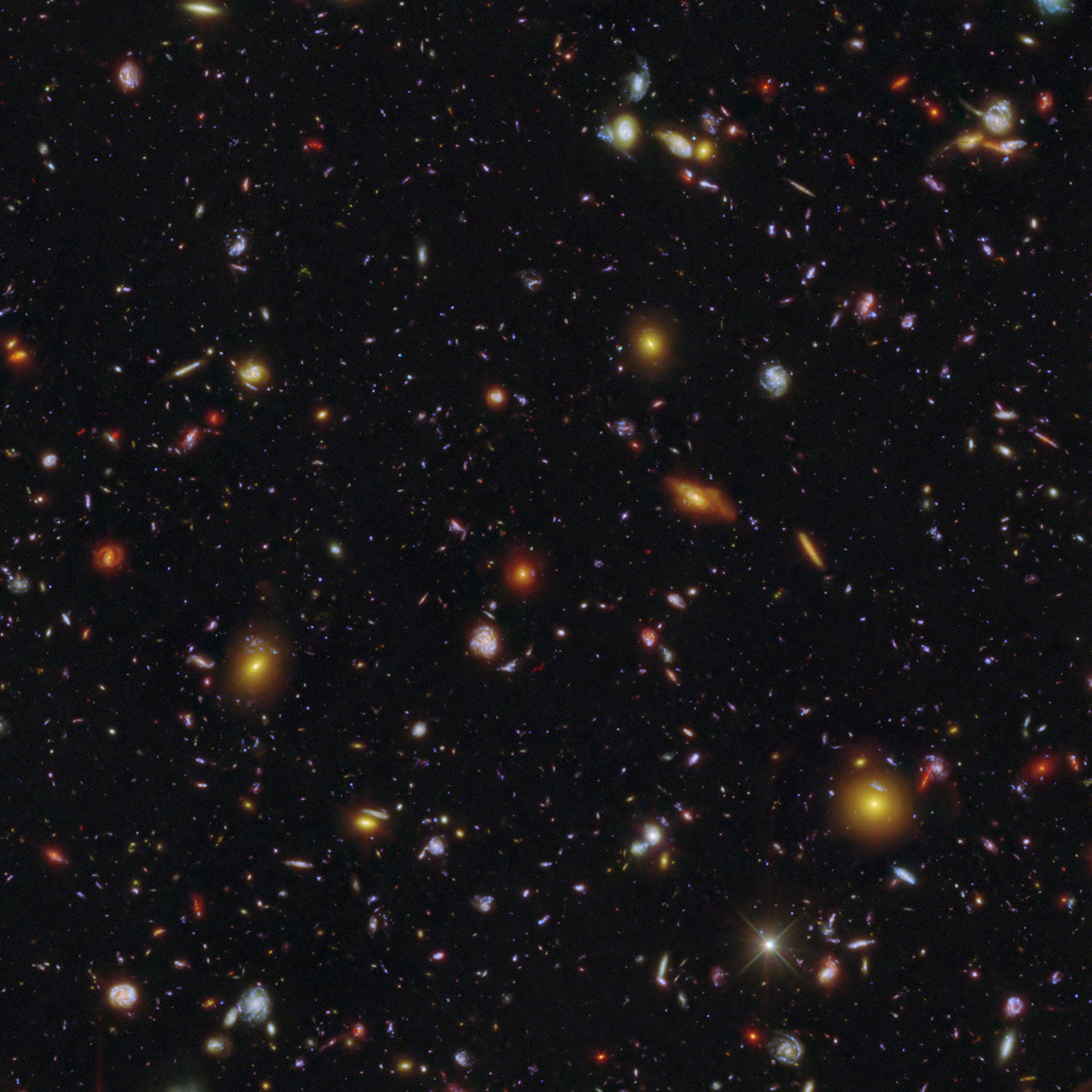 Hubble Ancient Galaxy MXDFz4.4 Early Big Bang