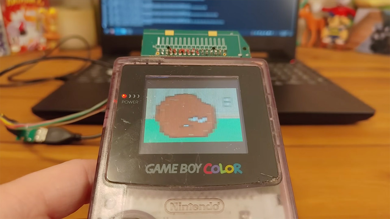YouTube Game Boy Color Mod Cartridge