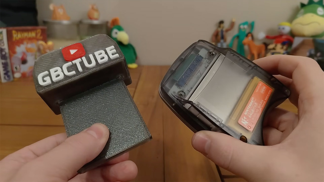 YouTube Game Boy Color Mod Cartridge