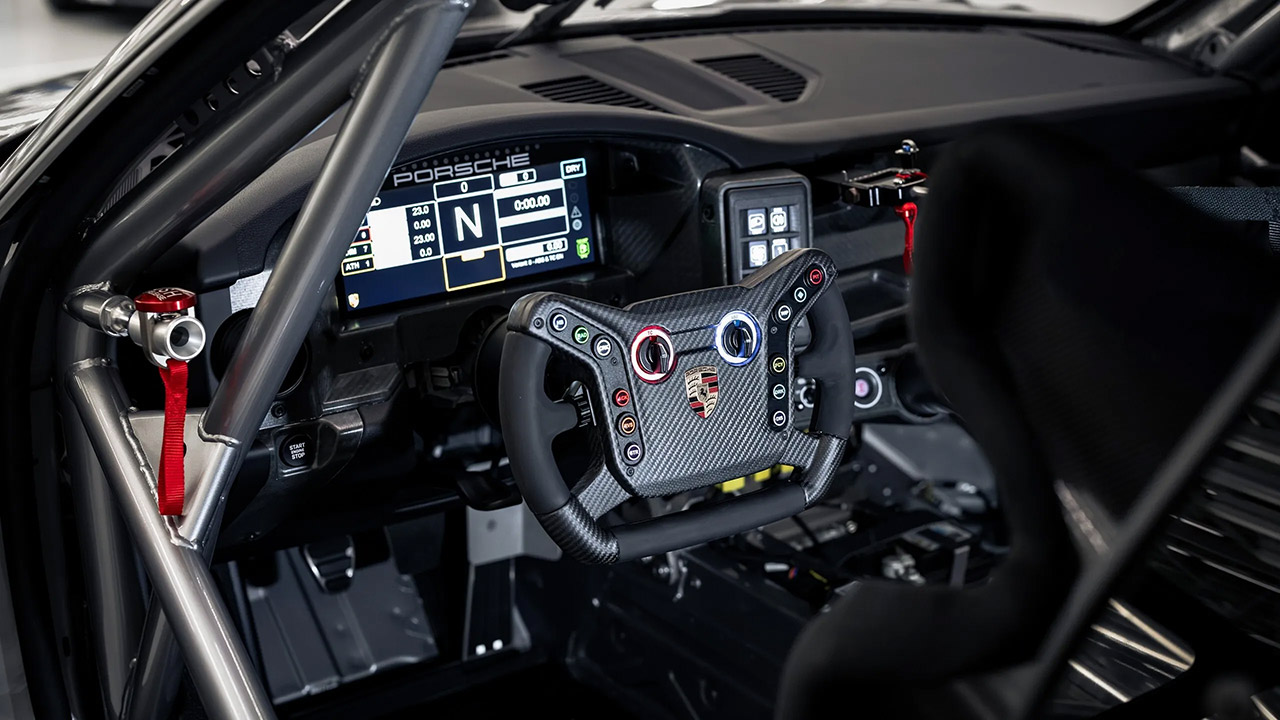 Porsche 911 GT4 R Race Car Interior