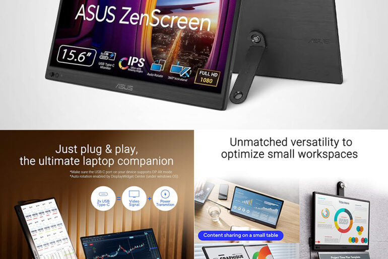 ASUS ZenScreen 15.6" Portable Monitor MB169CK