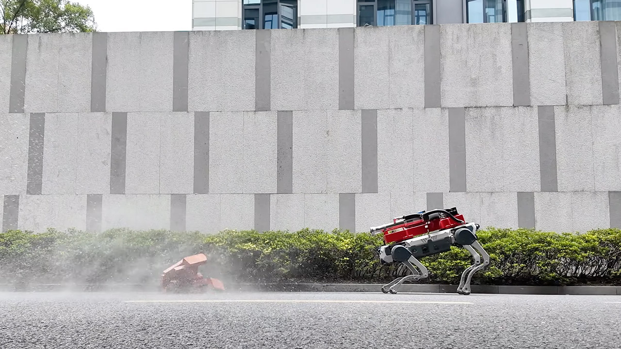 DEEP Robotics Firefighting Robot Dog